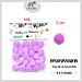PALLINE IN POLIESTERE VIOLA CHIARO 2.0CM/25PC