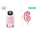 CANDELE DI COMPLEANNO NUMERI 6Party Go