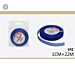 NASTRO ORGANZA 1.0CMX25 BLU