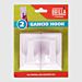 GANCI ADESIVI HOOK 2 PZ 4,6X2,6X2,5 CMCrescere Edizioni