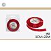 NASTRO RASO ROSSO 1CM/22M