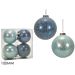 SET 4 PALLE 100MM C/GLITTER BLU/CELESTE