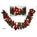 GHIRLANDA C/POINSETTIE, MELE E BACCHE CM 180 ART.L
