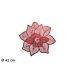 CENTRINO PLASTIFICATO FIORE 42CMROSSODue Esse