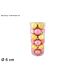 PALLE 6CM 24PZ 4ASS ROSA ANTICO/ORO BOX PVC 3A24E0