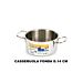 CASSERUOLA FONDA CM.14 2 MANICI INOX 18/C MOD. REAGnali