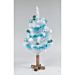 ALBERO PVC/FERRO CM.90 BIANCO IRIDE DEC.FILO/SFERE