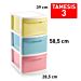 CASSETTIERA 3 CASSETTI TAMESIS STDO SWEETPlastic Forte
