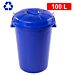 BIDONE 100 L BLU PARCHISPlastic Forte