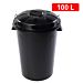 BIDONE 100 L NEROPlastic Forte