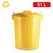 BIDONE 51 L AMARILLO PARCHIS F17Plastic Forte