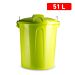 BIDONE 51 L VERDE-GIALLOPlastic Forte
