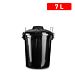 BIDONE 7 L NEROPlastic Forte