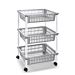CARRELLO A 3 PIANI ARGENTOPlastic Forte