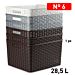 CESTA RATTAN 28,5 L 34 X 40 CMPlastic Forte