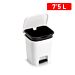 PATTUMIERA A PEDALE SMART 7,5 L BIANCOPlastic Forte