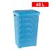 PORTABIANCHERIA RATTAN BLU CHIAROPlastic Forte