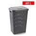 PORTABIANCHERIA RATTAN GRIGIO CHIAROPlastic Forte