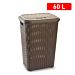 PORTABIANCHERIA RATTAN TAUPEPlastic Forte