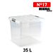 SCATOLA MULTIUSO N  17 35L PLATA F17Plastic Forte