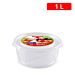 CONTENITORE BASIC TONDO 1 L TRASPARENTEPlastic Forte