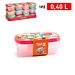 PACK 2 CONTENITORI 0,4 LPlastic Forte