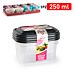 SET 3 CONTENITORI 250 ML GAMMA ELEGANCEPlastic Forte