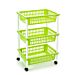 CARRELLO A 3 PIANI VERDE-GIALLOPlastic Forte