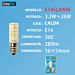 LAMPADINA LED E14 3.3W 280LM LUCE CALDAExtrastar
