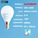 LAMPADINA LED E14 5W 400LM  2PZ LUCE CALDAExtrastar
