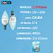 LAMPADINA LED E14 5W 400LM  2PZ LUCE CALDAExtrastar