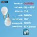 LAMPADINA LED E14 6W 480LM  2PZ LUCE FREDDAExtrastar
