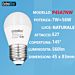 LAMPADINA LED E27 7W 560LM LUCE NATURALEExtrastar
