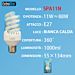 LAMPADINA LED SPIRALE E27 11W 1000LM LUCE NATURALEExtrastar
