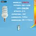 LAMPADINA LED SPIRALE OPACA E14 8W 720LM 3000KExtrastar