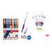 SET PENNE GLITTER DA 10 COLORI MP