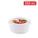 CONTENITORE BASIC TONDO 550 ML TRASPARENTE