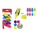 EVIDENZIATORE FLUORESCENTE MINI 3+1 PEZZI PACK RISMp