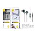 ONEPLUS NC3150 CUFFIE AURICOLARI IN-EAR AUX CON MIC VERDE GRIGIOOne Plus