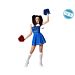 COSTUME CHEERLEADER BLU XS-SAtosa
