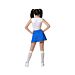 COSTUME CHEERLEADER BLU XLAtosa