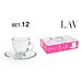 SET 6 TAZZA 90CC W / PIATTINO ESPRESSO  ROMASoler