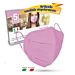 Mascherina FFP2 5pz Rosa