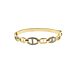 Bracciale rigido Fantasia Oro ed Argento