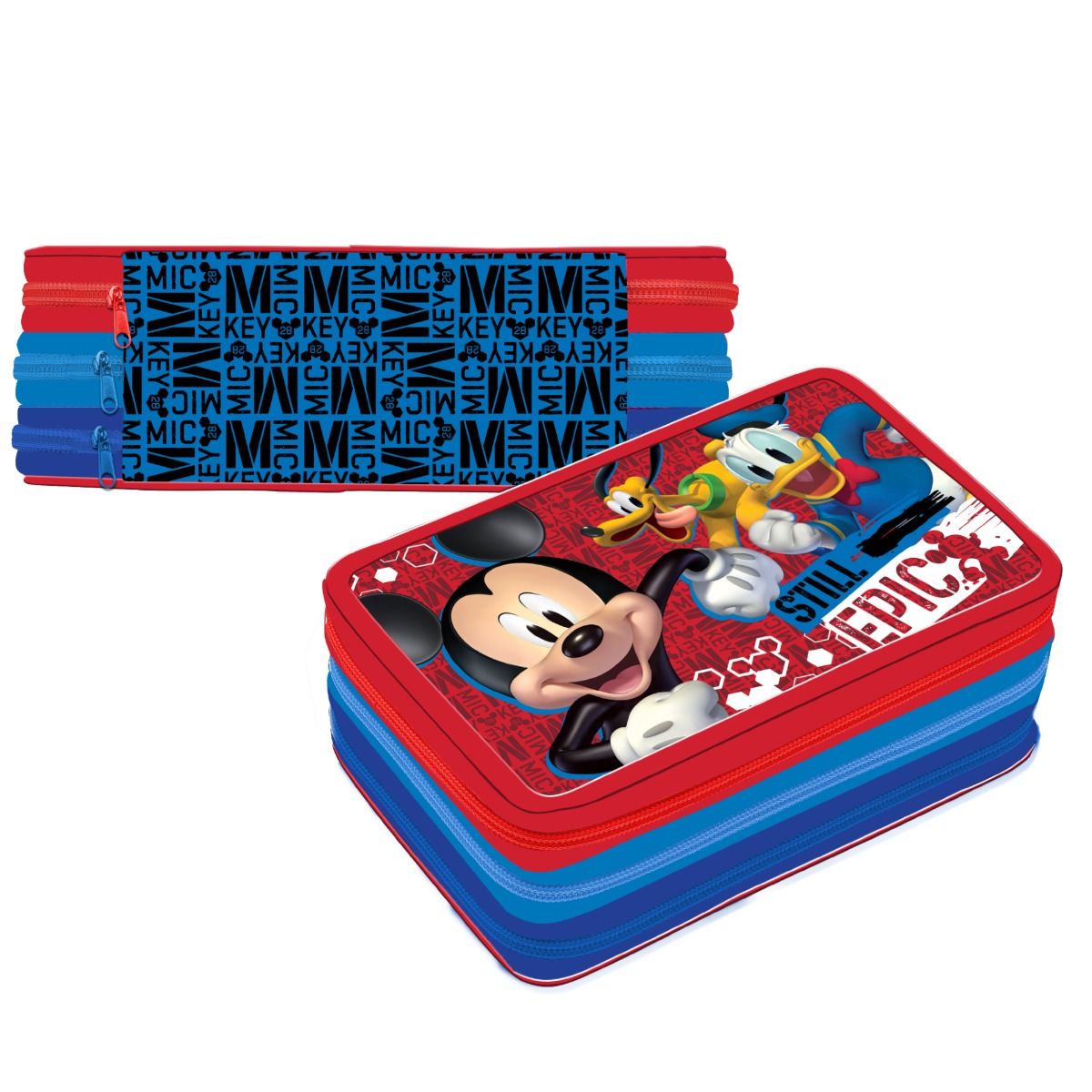 ASTUCCIO 3 ZIP MICKEY PREMIUM