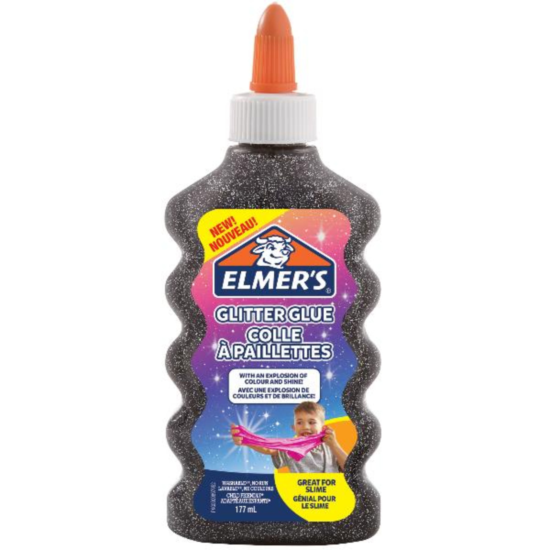 ELMER'S COLLA LIQUIDA ML.177 GLITTER NERO  2109501Elmer's