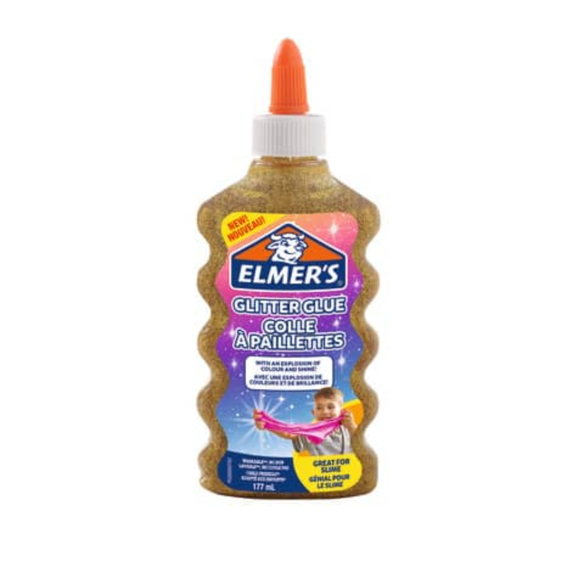 ELMER'S COLLA LIQUIDA ML.177 GLITTER ORO   2077251Elmer's