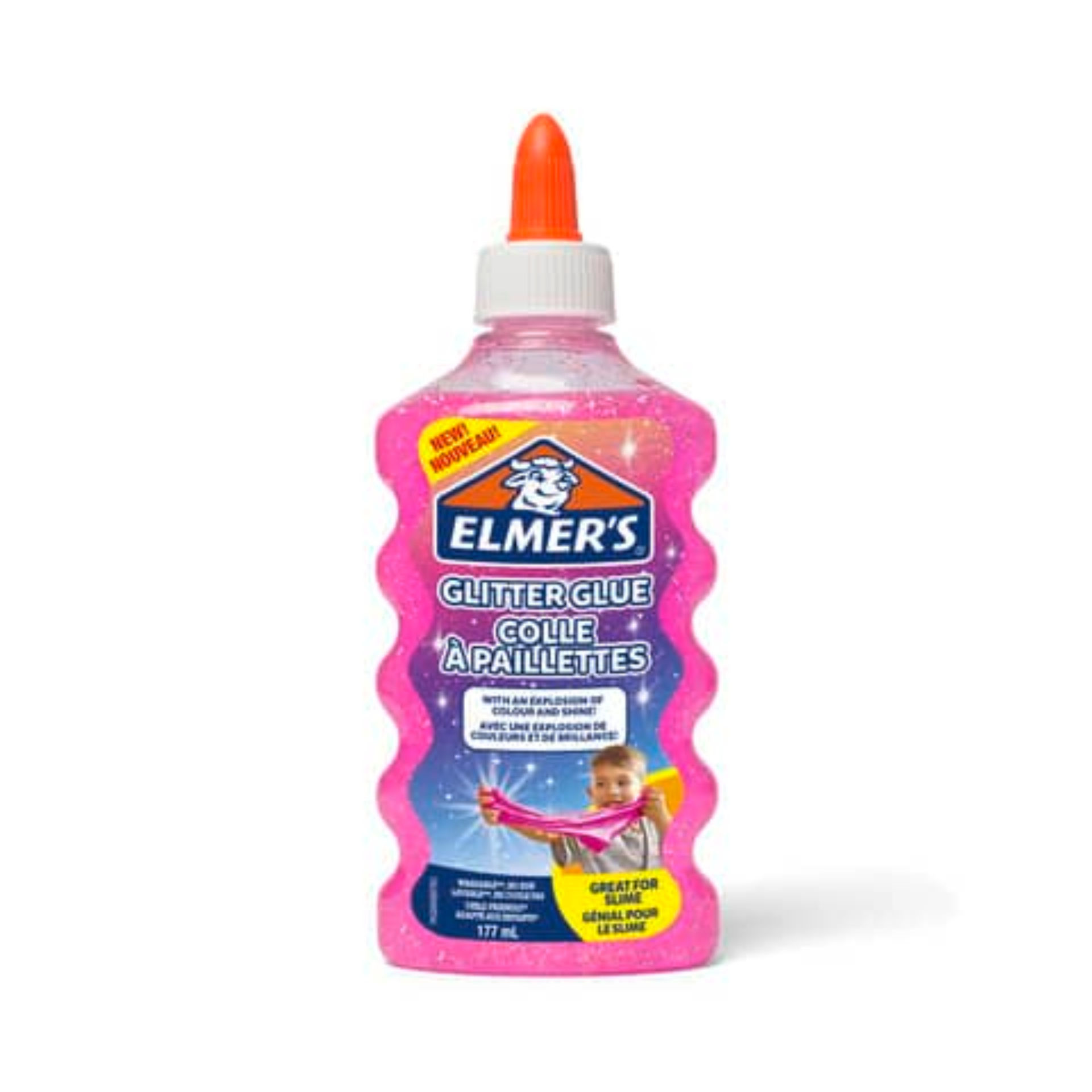 ELMER'S COLLA LIQUIDA ML.177 GLITTER ROSA  2077249Elmer's