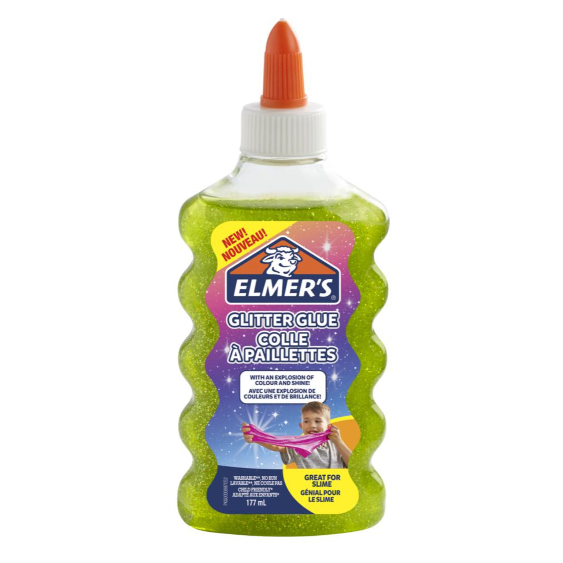 ELMER'S COLLA LIQUIDA ML.177 GLITTER VERDE 2107068Elmer's