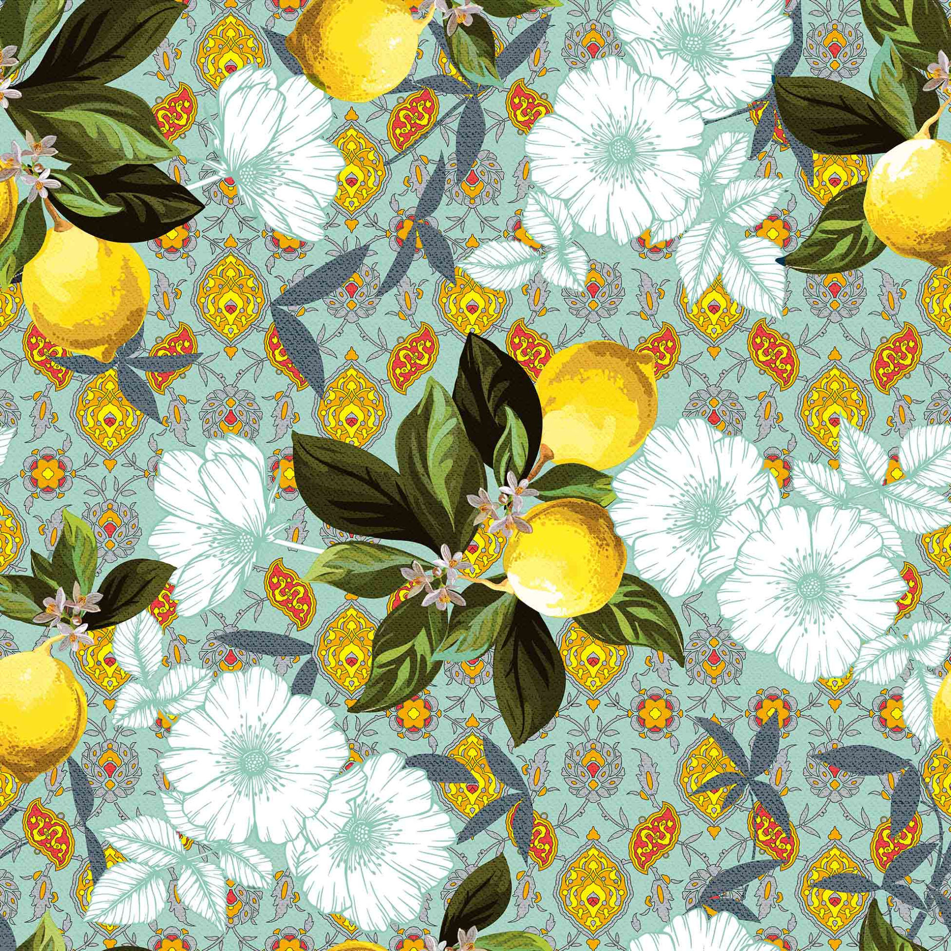 TOVAGLIA IN TELA CERATA RLX 1,40MX1M PVC STAMPATO